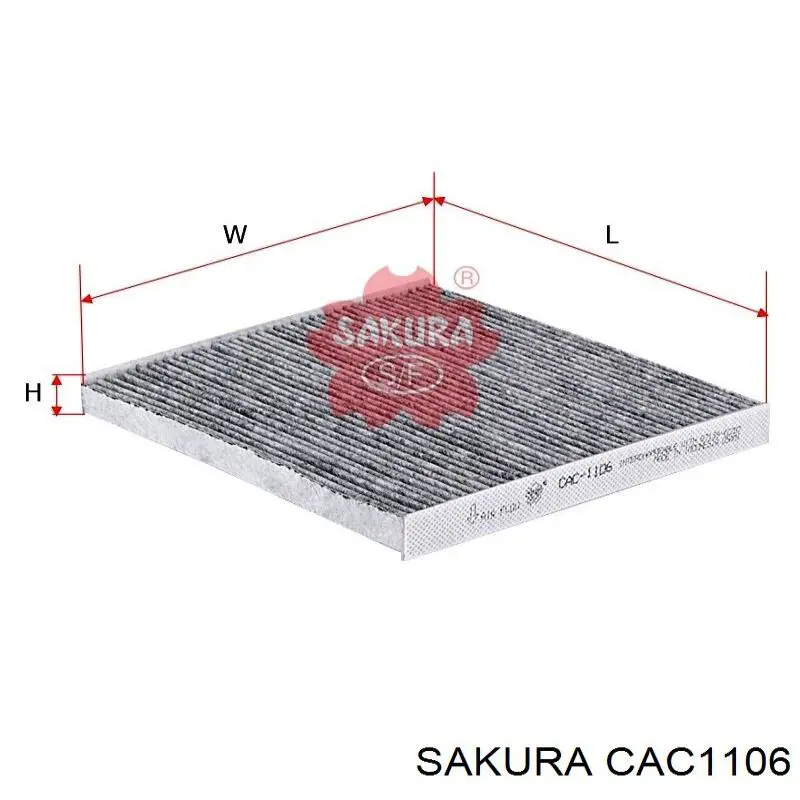 Фільтр салону CAC1106 Sakura