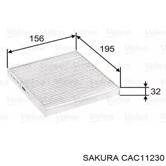 Фільтр салону CAC11230 Sakura