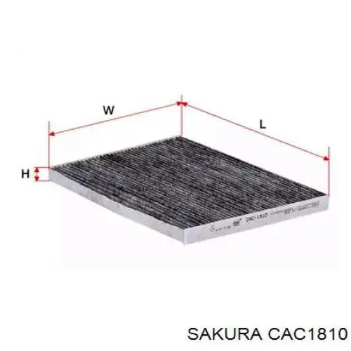Фільтр повітряний обігрівача Sakura CAC1810 ціна, від 4.28 USD