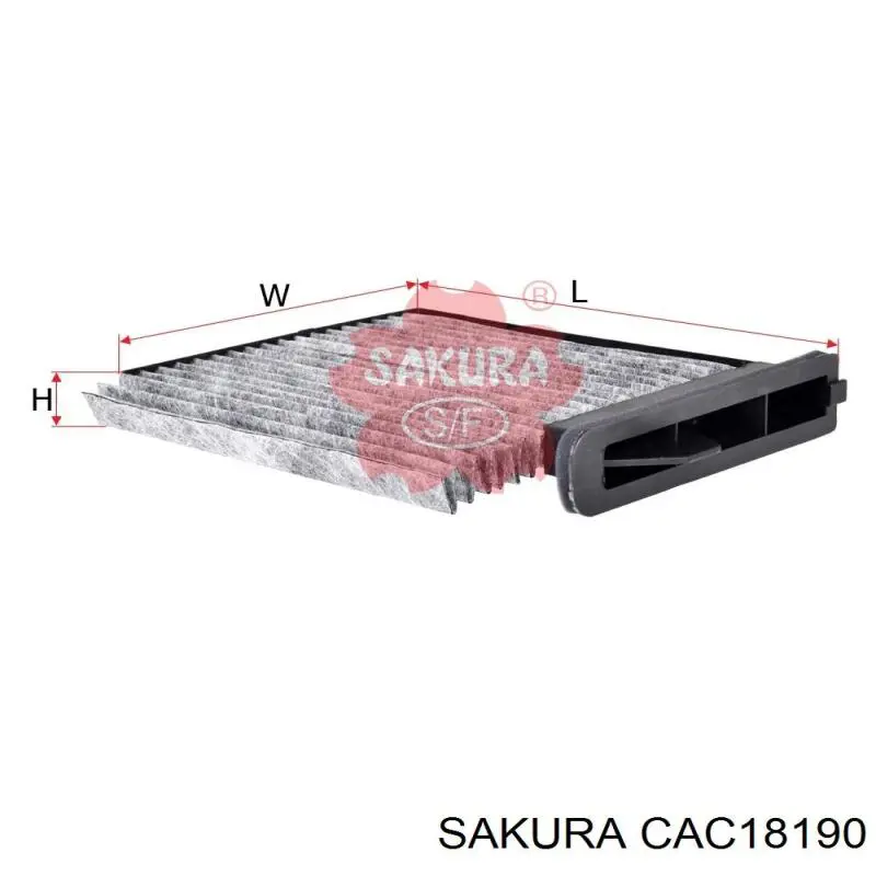 Фільтр повітряний обігрівача Sakura CAC18190 ціна, від 6.02 USD
