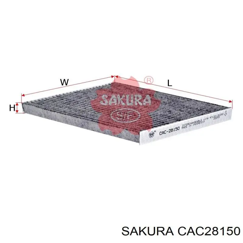 Фільтр повітряний обігрівача Sakura CAC28150 ціна, від 3.92 USD