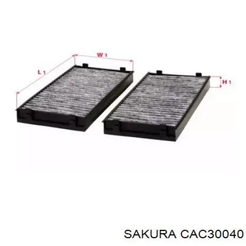 CAC30040 Sakura фільтр салону