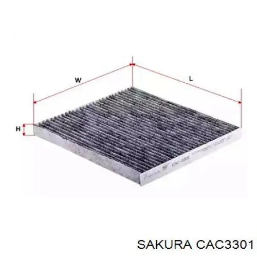 Повітряний фільтр салону Sakura CAC3301