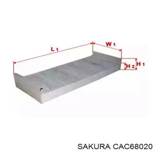 CAC68020 Sakura фільтр салону