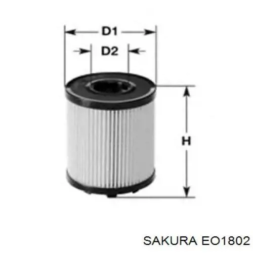 Масляний фільтр EO1802 Sakura