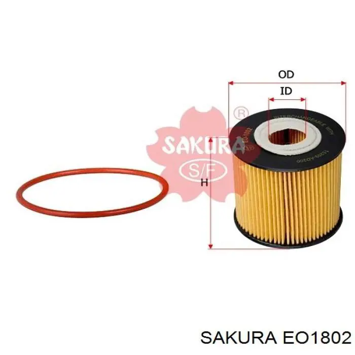 EO1802 Sakura фільтр масляний