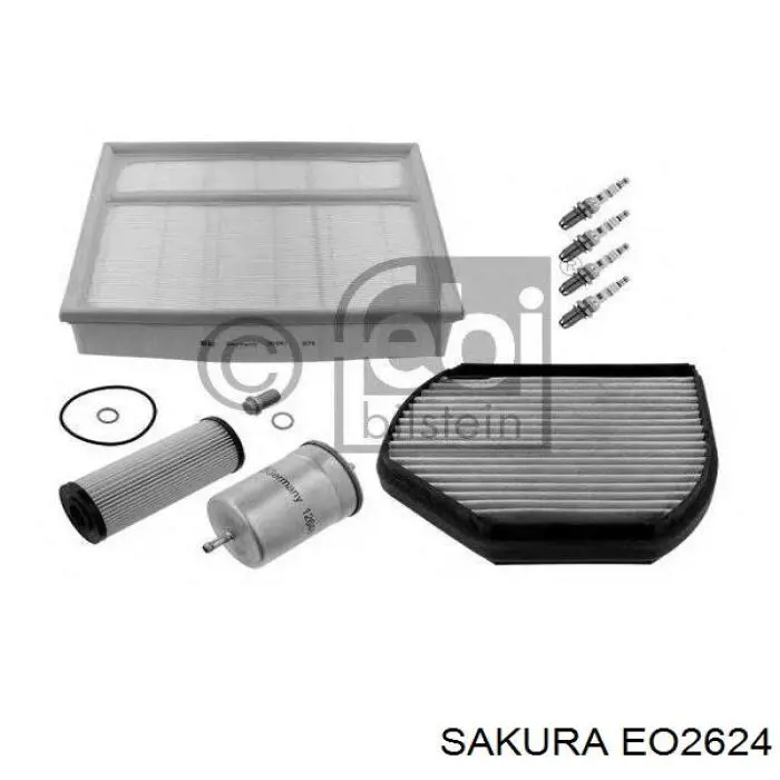 Масляний фільтр двигуна Sakura EO2624 ціна, від 4.50 USD