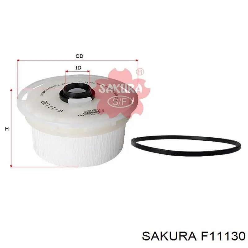 Фільтр тонкого очищення палива Sakura F11130 ціна, від 15.20 USD
