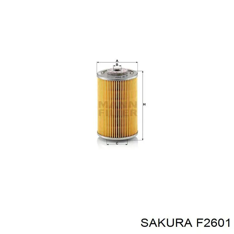 Фільтр тонкого очищення палива Sakura F2601 ціна, від 3.10 USD