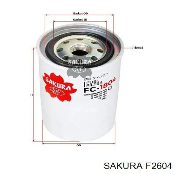 KX36 Mahle Original Фільтр палива