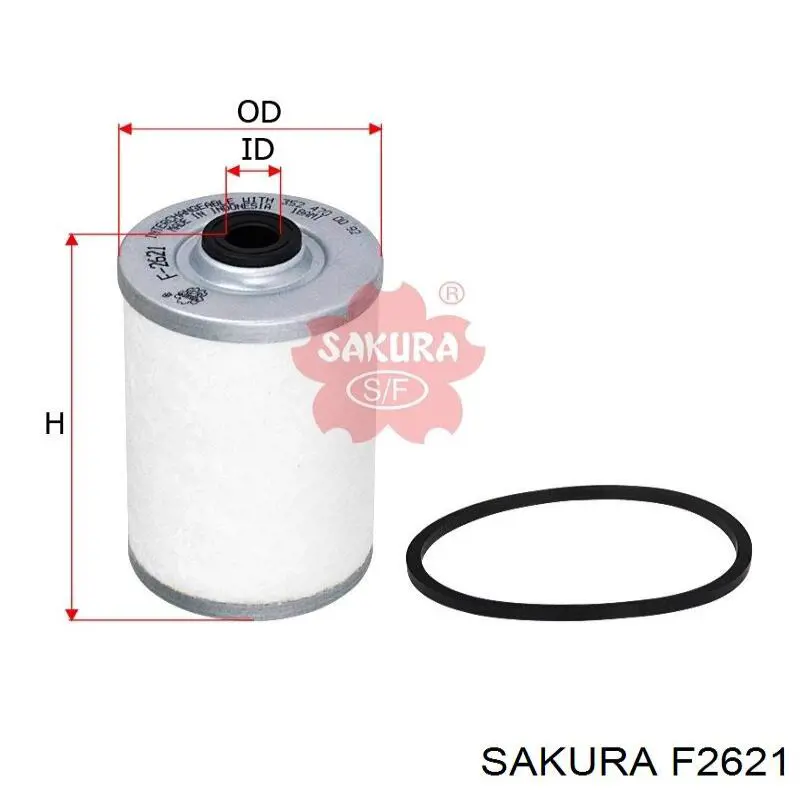 Купити F2621 Sakura Фільтр-відстійник палива грубої очистки