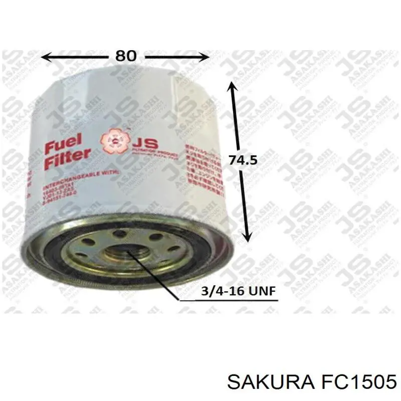 Фільтр тонкого очищення палива GP 5873103350 ціна, від 3.46 USD