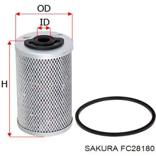 FC28180 Sakura Фільтр палива
