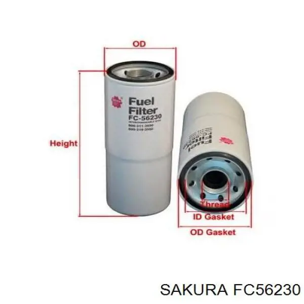 FF5611 Fleetguard Фільтр палива