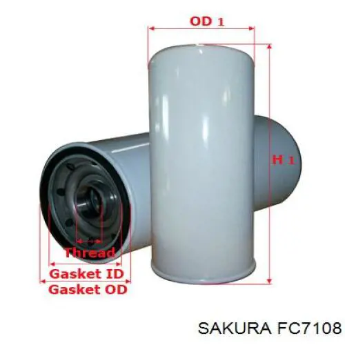 Купити FC7108 Sakura Фільтр-відстійник палива грубої очистки