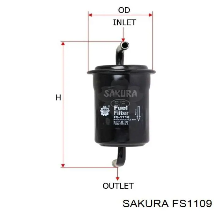 FS1109 Sakura Фільтр палива