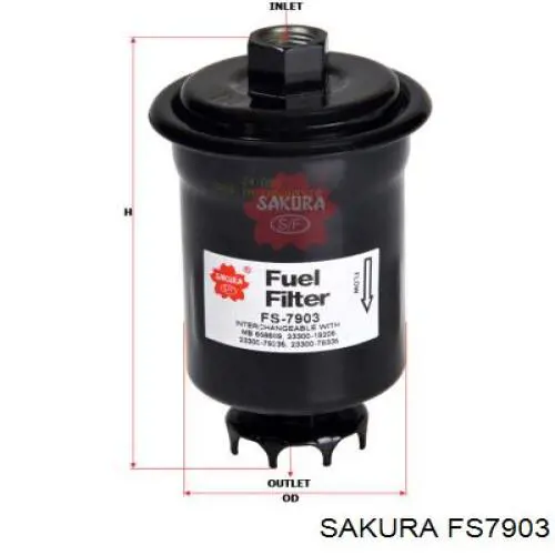 Купити 2330087729 Daihatsu Фільтр-відстійник палива грубої очистки
