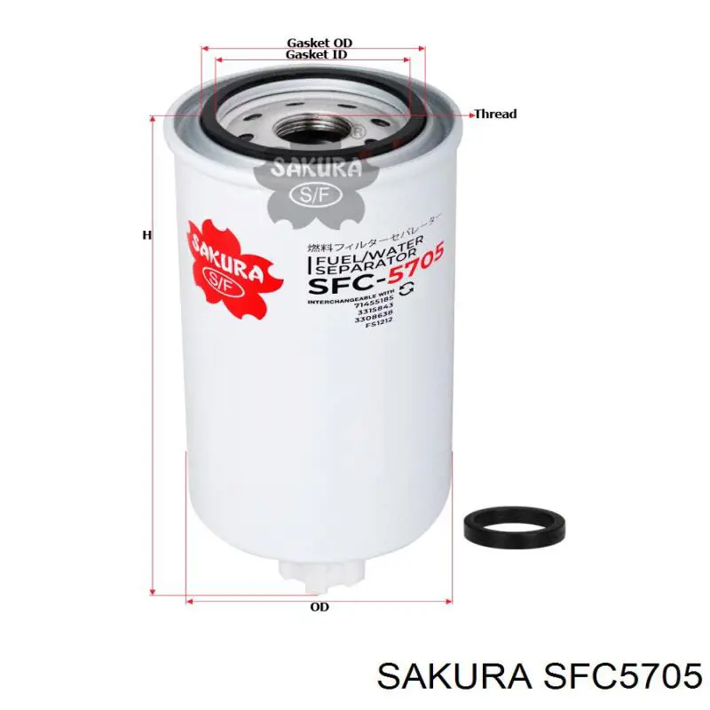 Фільтр тонкого очищення палива Isuzu 1876183240 ціна, від 10.07 USD