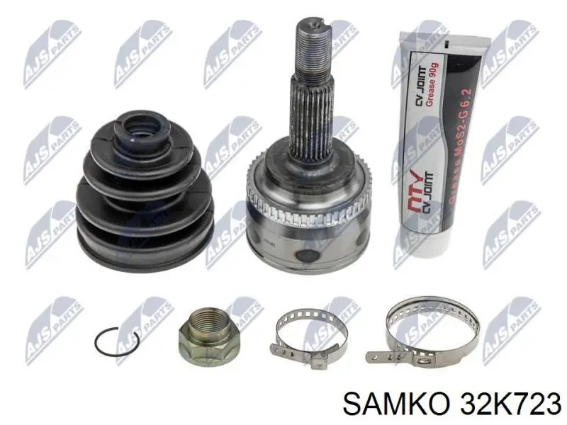 ШРУС зовнішній передній, правий Samko 32K723 ціна, від 37.27 USD