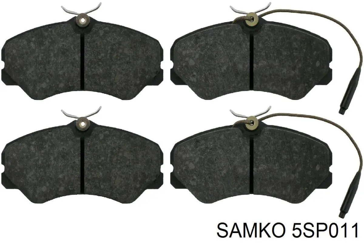 5SP011 Samko колодки гальмівні передні, дискові