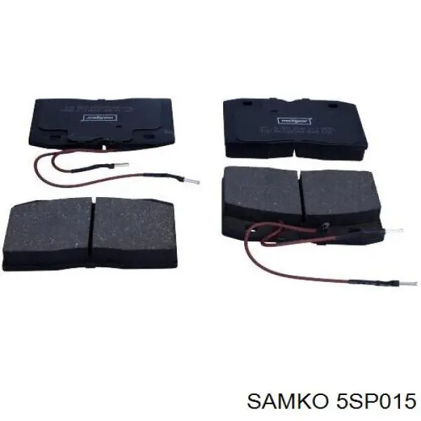 5SP015 Samko колодки гальмівні передні, дискові