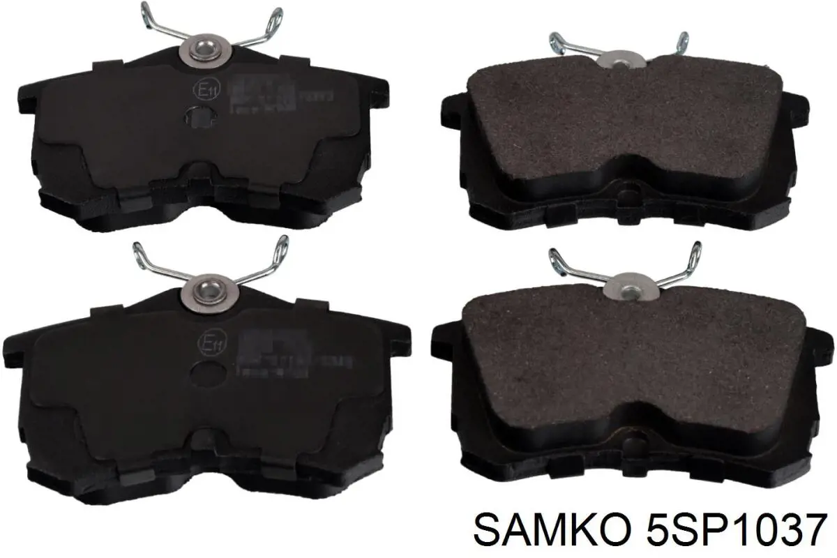 5SP1037 Samko Колодки гальмівні задні, дискові
