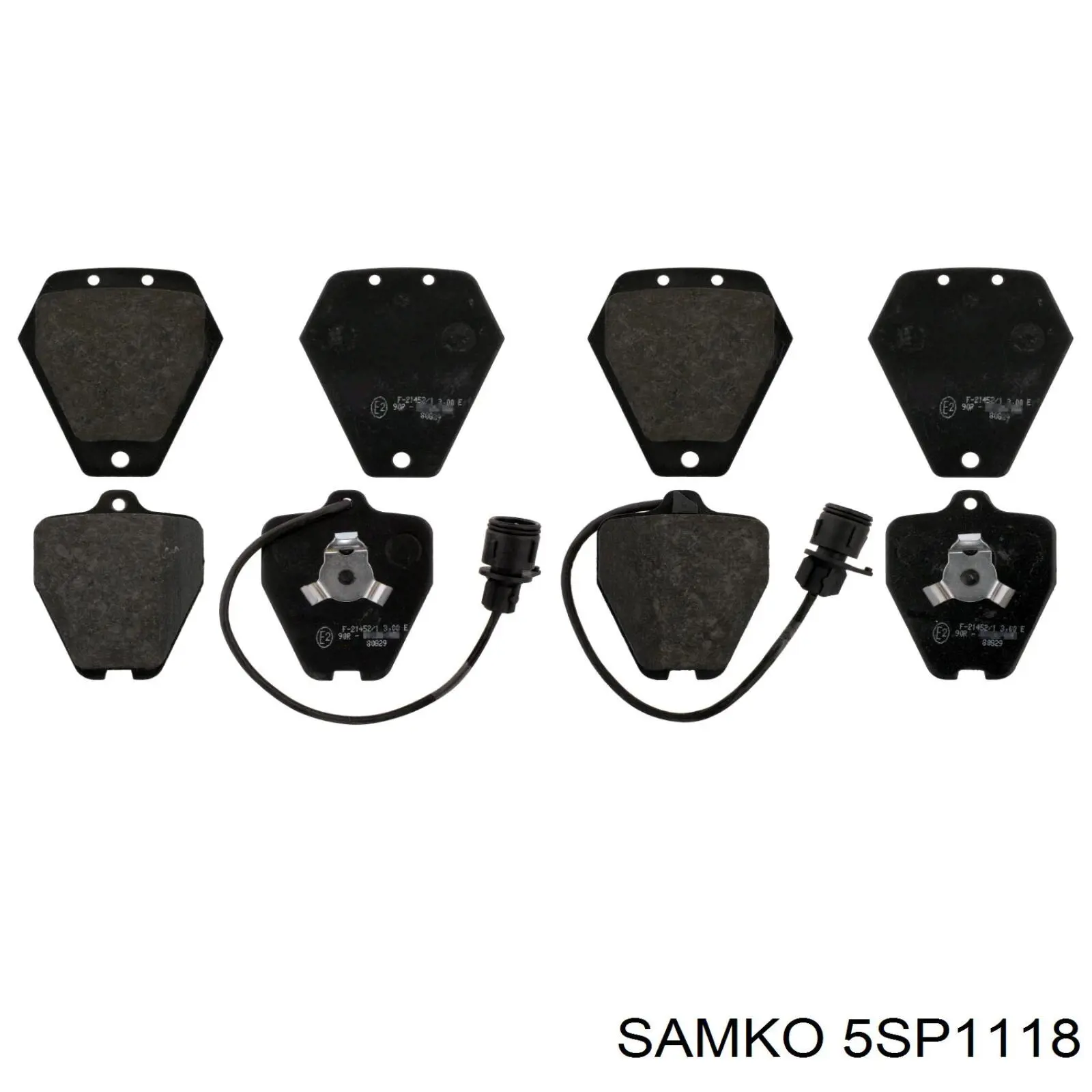 Колодки гальмівні передні, дискові 5SP1118 Samko