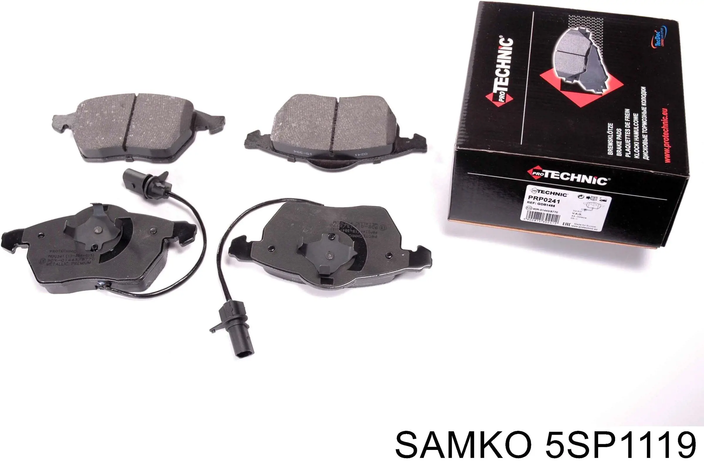 Гальмівні колодки Samko 5SP1119 ціна, від 21.94 USD
