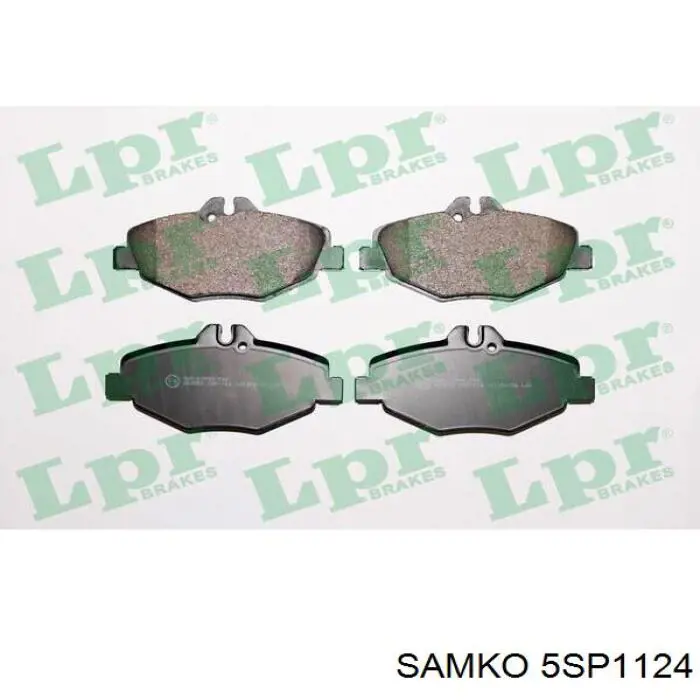 5SP1124 Samko Передні гальмівні колодки