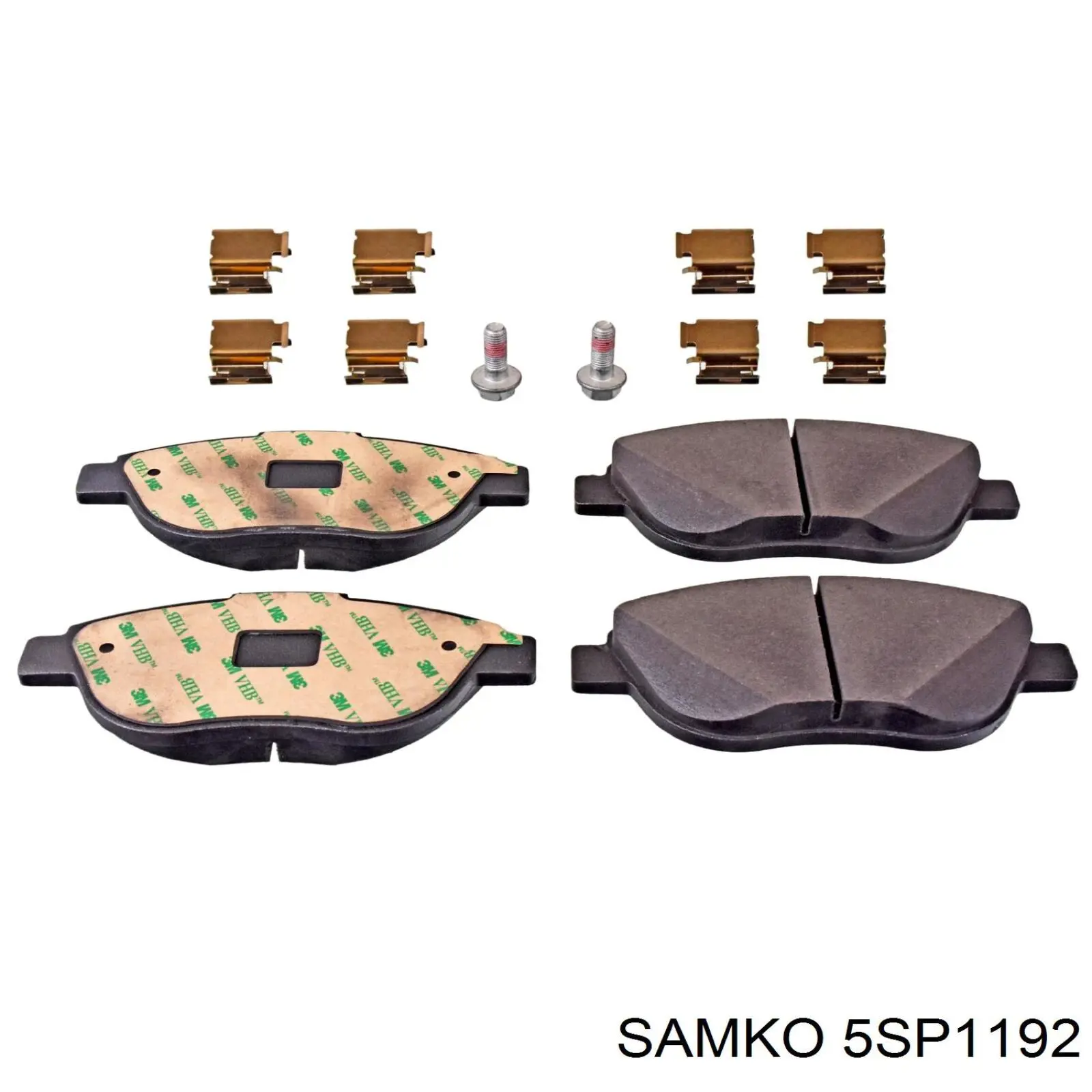Гальмівні колодки Samko 5SP1192 ціна, від 24.49 USD
