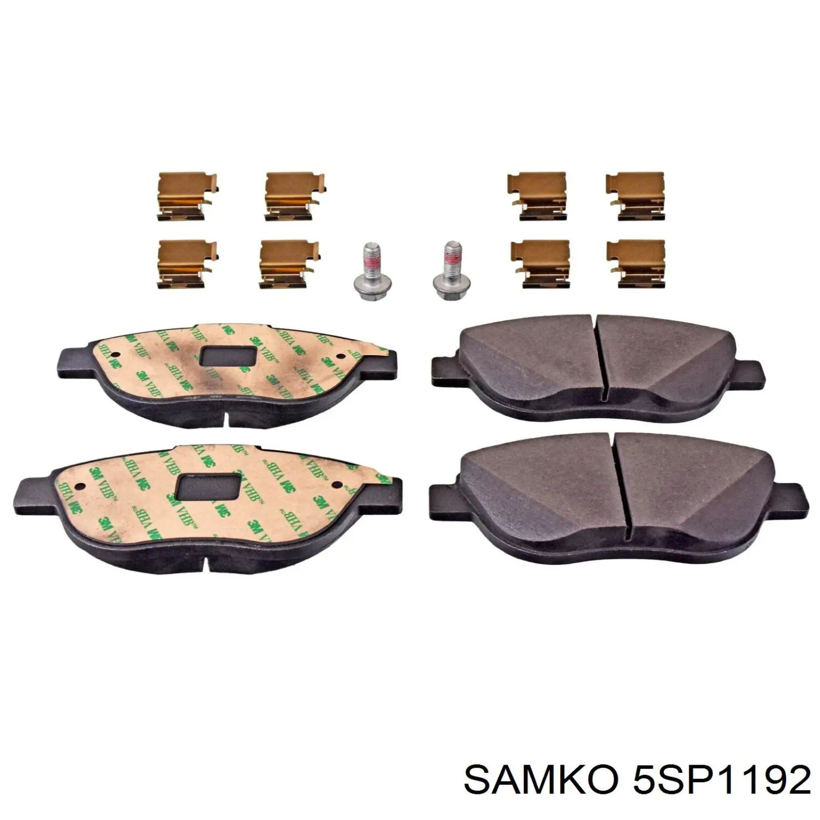 Купити 5SP1192 Samko Колодки гальмівні передні, дискові