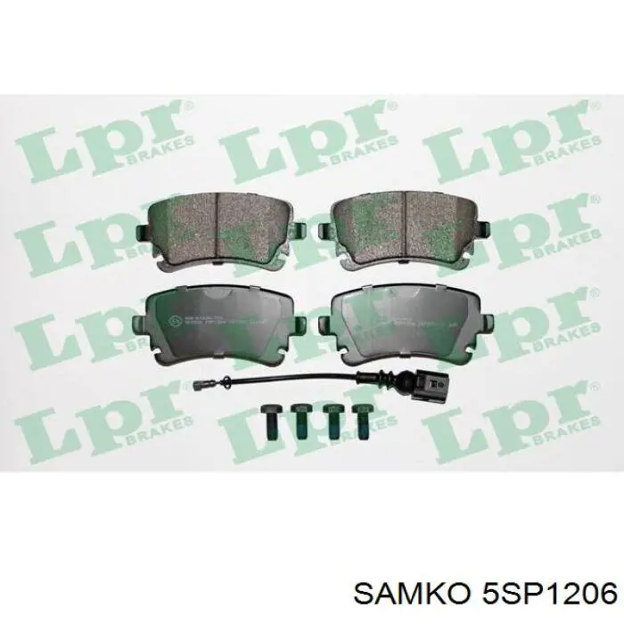 Купити 5SP1206 Samko Задні колодки
