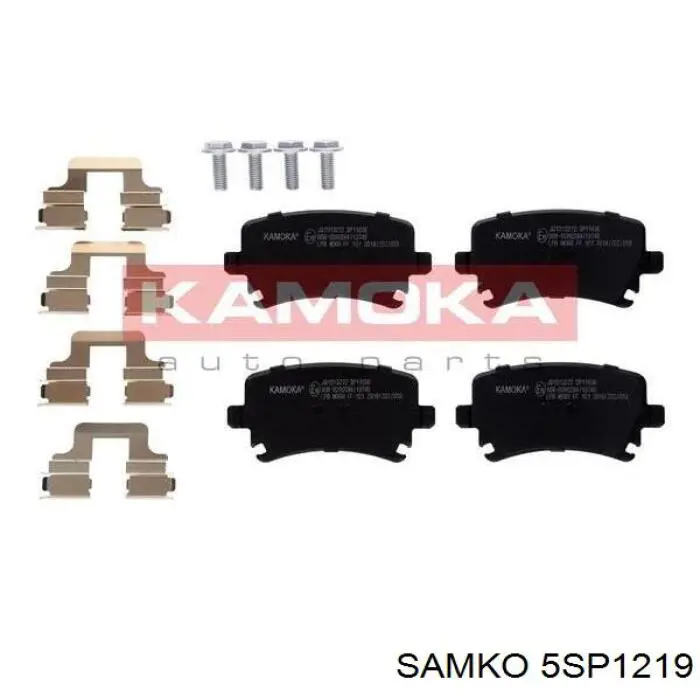 Задні гальмівні колодки Samko 5SP1219 ціна, від 15.42 USD