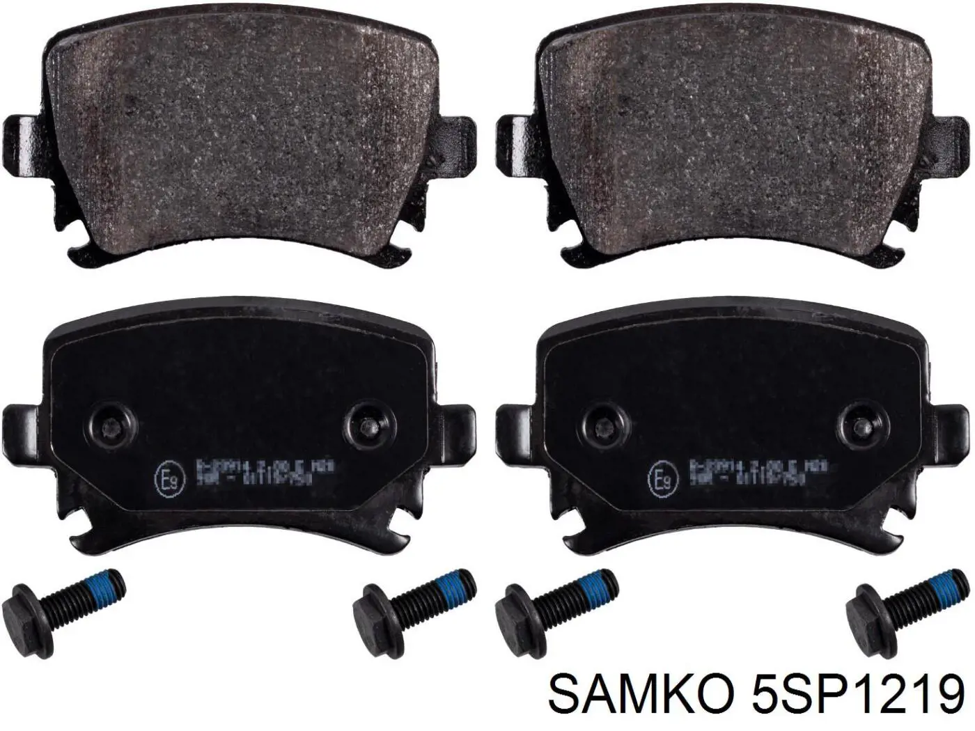 5SP1219 Samko Колодки гальмівні задні, дискові