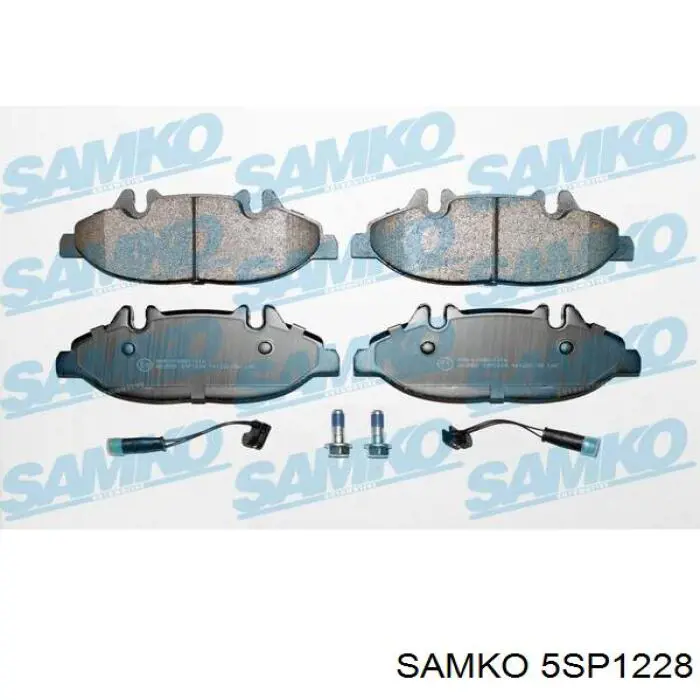 Купити 5SP1228 Samko Колодки гальмівні передні, дискові