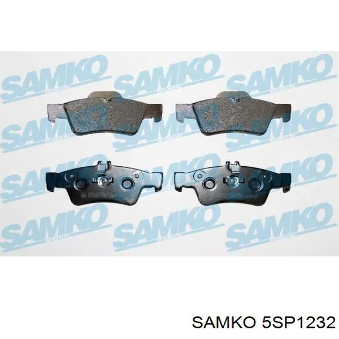 Купити 5SP1232 Samko Задні колодки