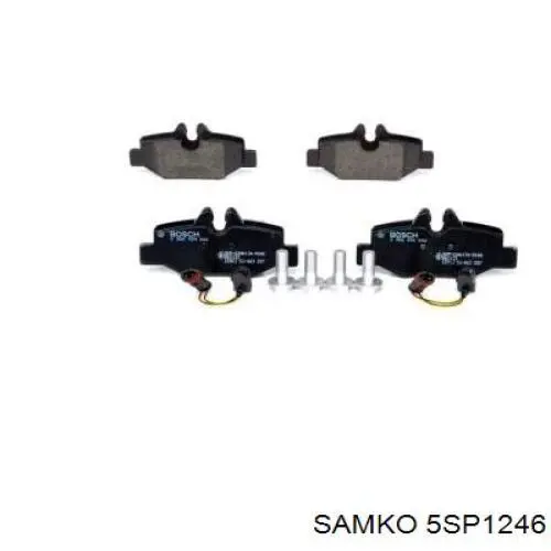 Купити 5SP1246 Samko Задні колодки