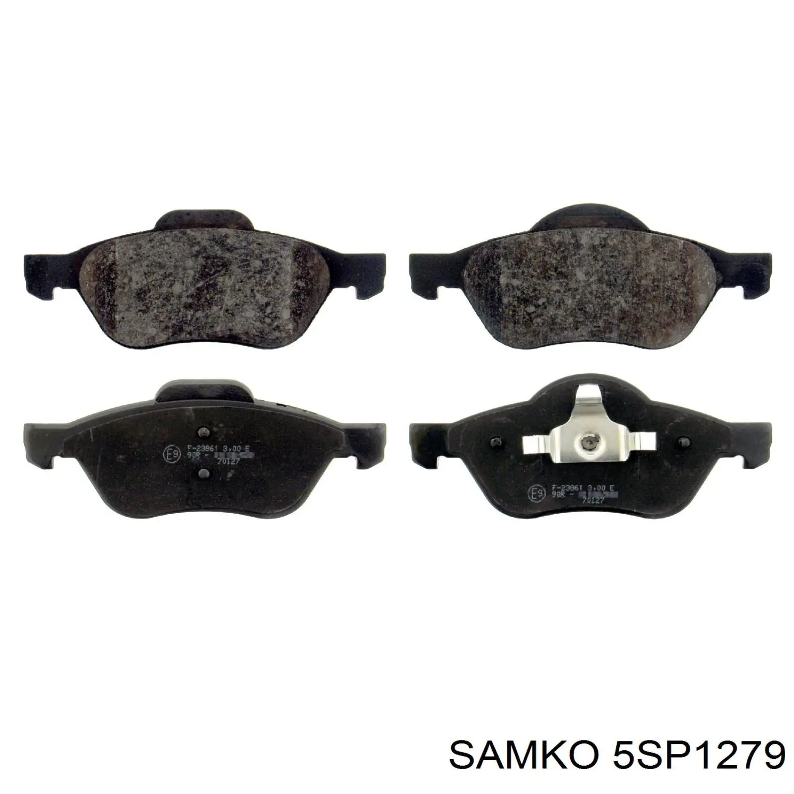 5SP1279 Samko колодки гальмівні передні, дискові