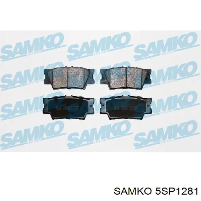 Купити 5SP1281 Samko Задні колодки
