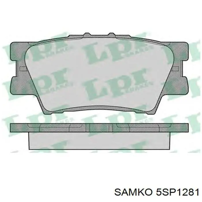 5SP1281 Samko Колодки гальмівні задні, дискові