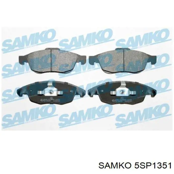 Купити 5SP1351 Samko Колодки гальмівні передні, дискові