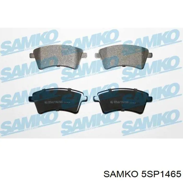 Гальмівні колодки Samko 5SP1465 ціна, від 19.58 USD