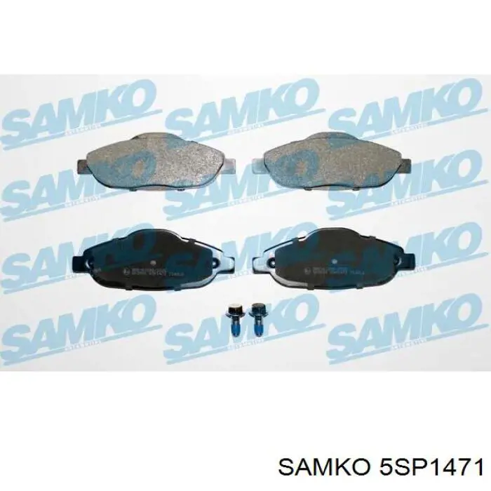 Купити 5SP1471 Samko Колодки гальмівні передні, дискові