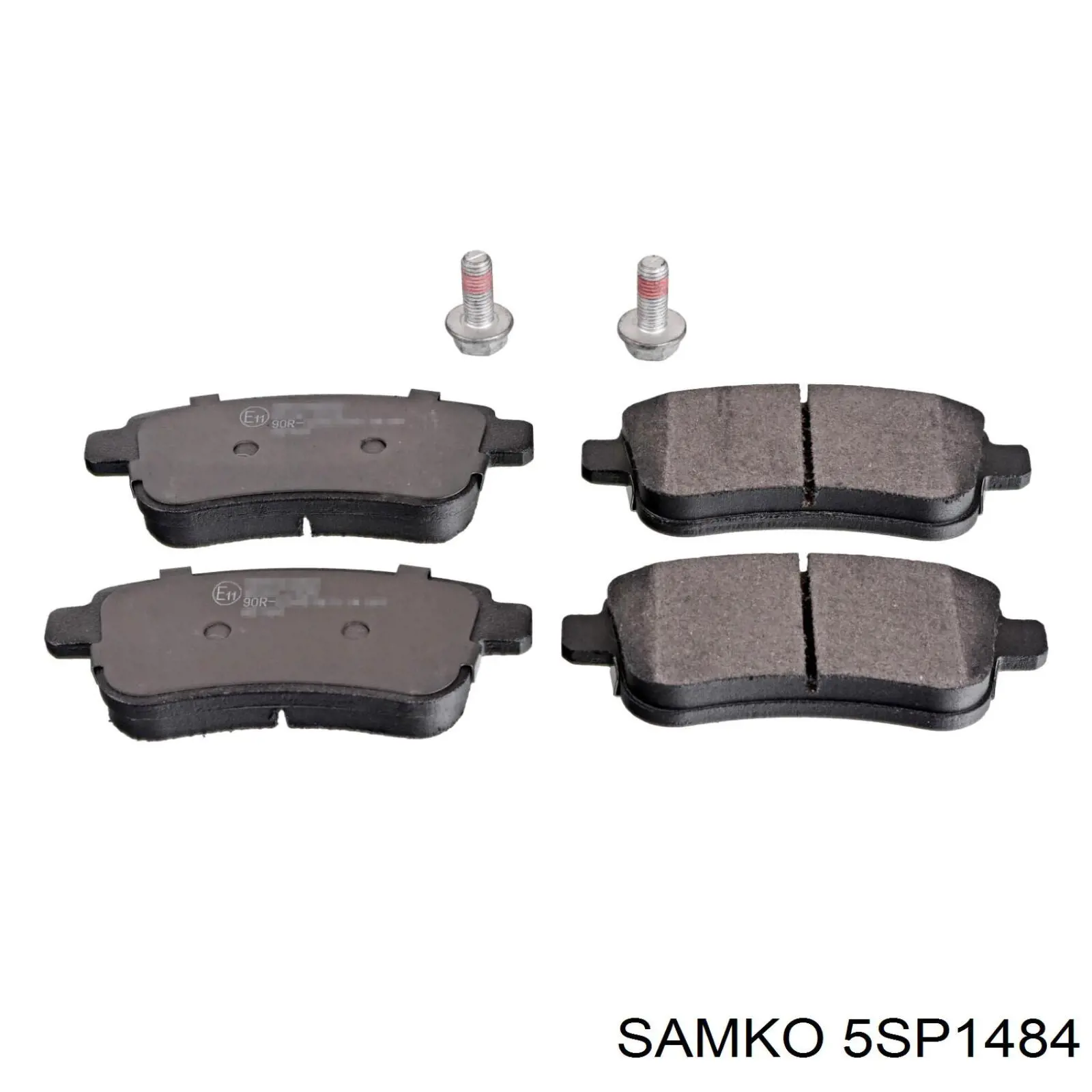 5SP1484 Samko колодки гальмові задні, дискові
