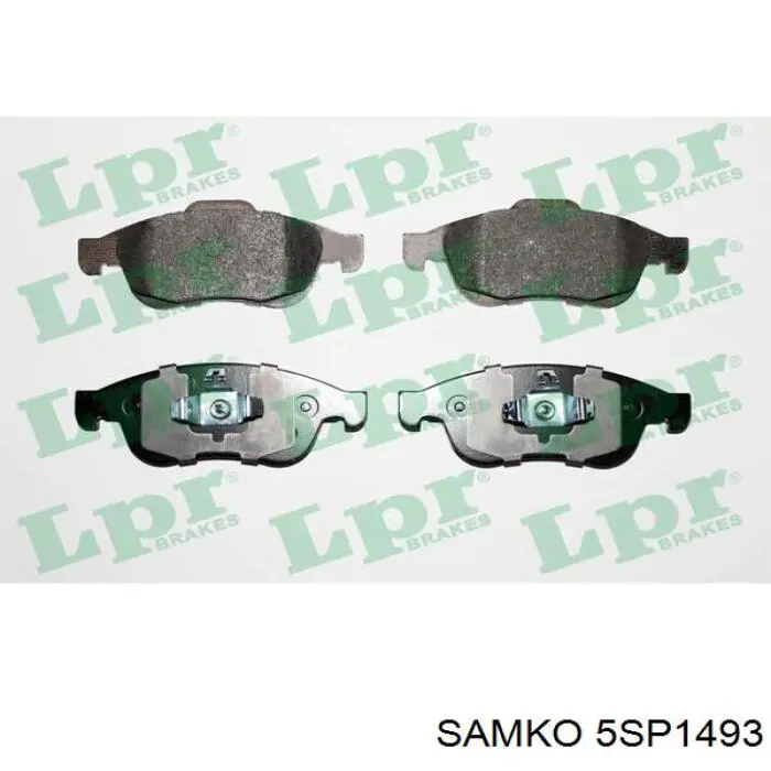 Купити 5SP1493 Samko Колодки гальмівні передні, дискові