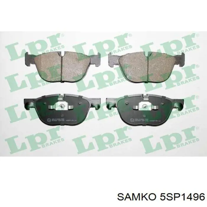 5SP1496 Samko колодки гальмівні передні, дискові
