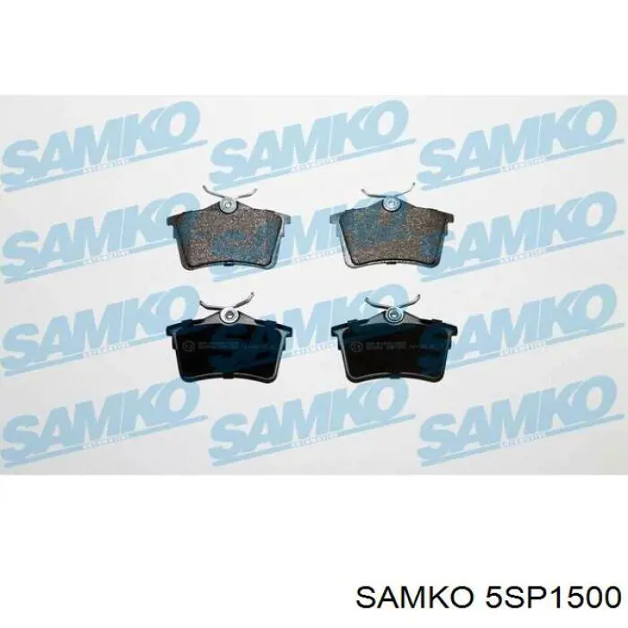 Задні гальмівні колодки Samko 5SP1500 ціна, від 15.32 USD