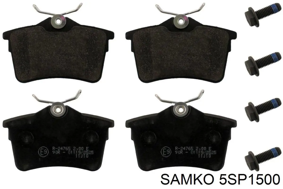 5SP1500 Samko колодки гальмові задні, дискові