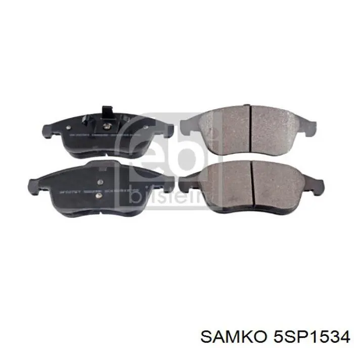 5SP1534 Samko колодки гальмівні передні, дискові