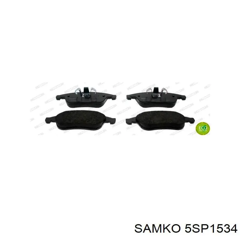 Купити 5SP1534 Samko Колодки гальмівні передні, дискові